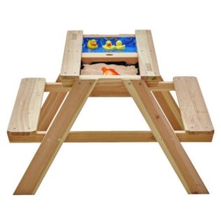 Mesa de PICNIC Y ARENERO DE MADERA