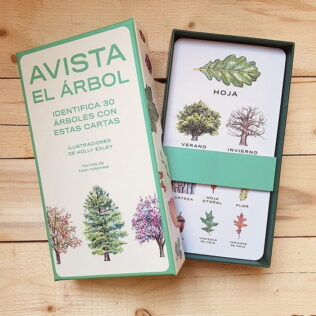 Avista el árbol. Set de tarjetas de identificación (cast/cat)