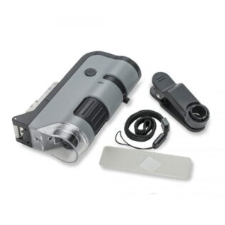 Microscopio de bolsillo 250x con clip para Smartphone – MICROFLIP – Carson