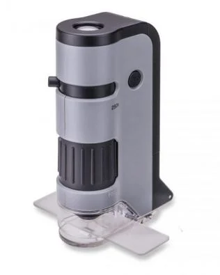 Microscopio de bolsillo 250x con clip para Smartphone – MICROFLIP – Carson®