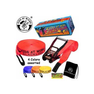Cinta de equilibrio – Slackline – Kids at work
