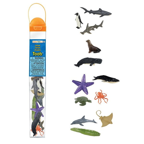 tubo miniaturas océano safari