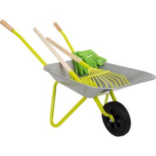 Conjunto de jardinería – Carretilla y herramientas – Legler