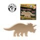 Madera de tilo para talla – Figura Triceratops – Kids at Work