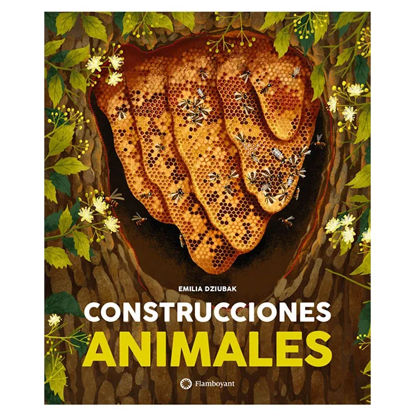 portada album ilustrado de emilia dziubak titulado construcciones animales