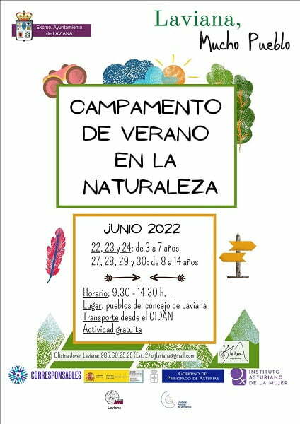 La Xerra juego en la naturaleza campamento verano