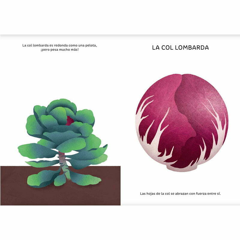 interior del libro de clara corman titulado hortalizas de temporada
