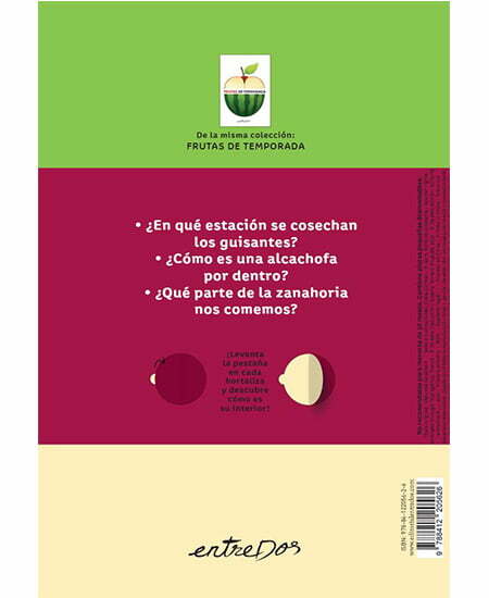 contraportada del libro de clara corman titulado hortalizas de temporada