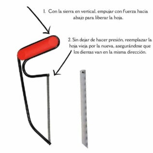 Repuesto para sierra de arco 150mm (2ud)