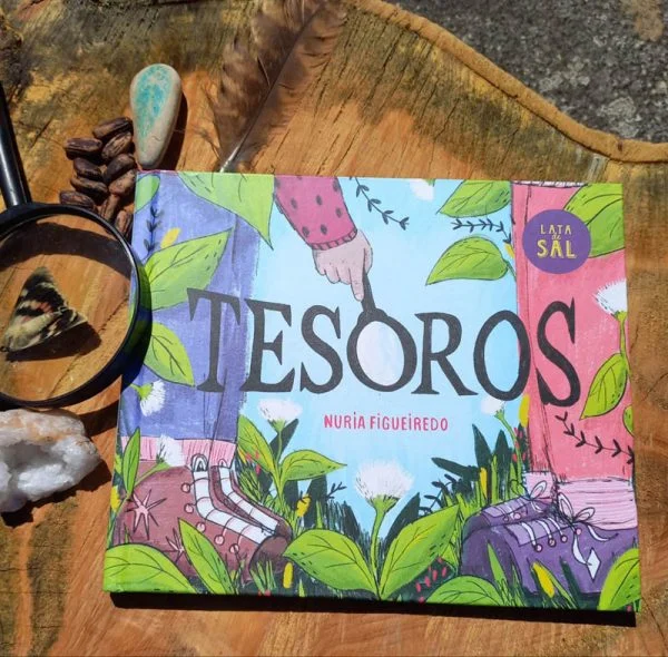 Album ilustrado de Nuria Figueiredo titulado Tesoros