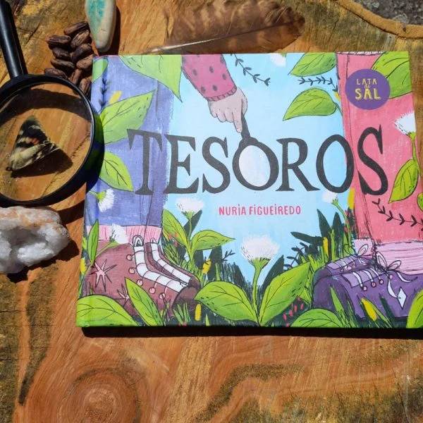 Album ilustrado de Nuria Figueiredo titulado Tesoros