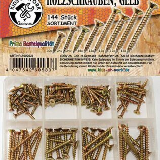 Tornillos (caja surtida) – Kids at Work