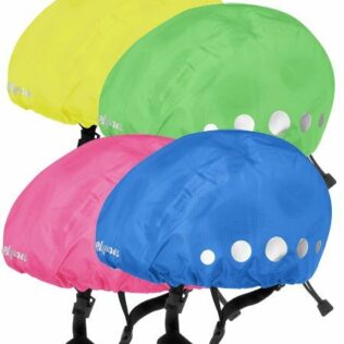 Funda impermeable reflectante para casco de bicicleta – Playshoes