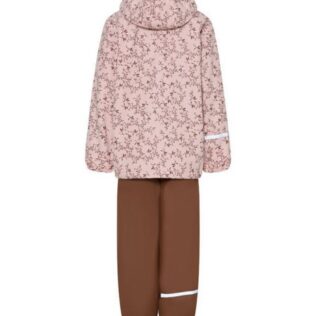 Conjunto impermeable con forro polar CeLaVi Recycled – Flores