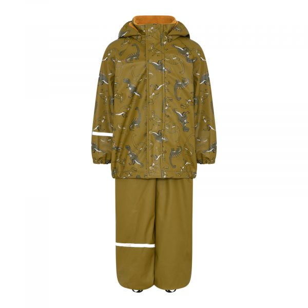 Conjunto impermeable forro polar lluvia nieve