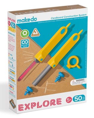 Explore kit para construcciones en cartón (50 piezas) – Makedo