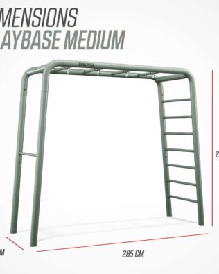 PlayBase Medium + columpio y trapecio – BERG