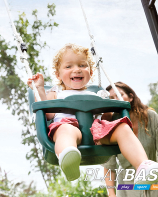 PlayBase Large + columpio, trapecio y asiento de bebé – BERG
