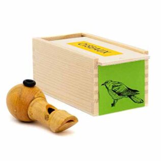 Reclamo para aves artesano en madera cuco