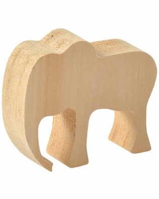 madera de tilo para tallar figura elefante