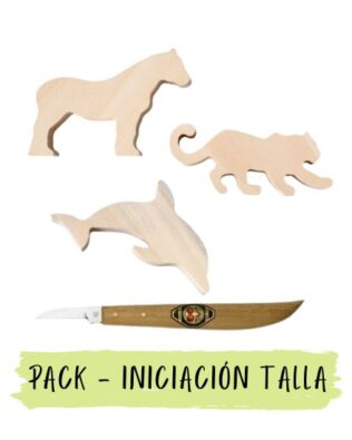 Pack – Iniciación a la talla de madera