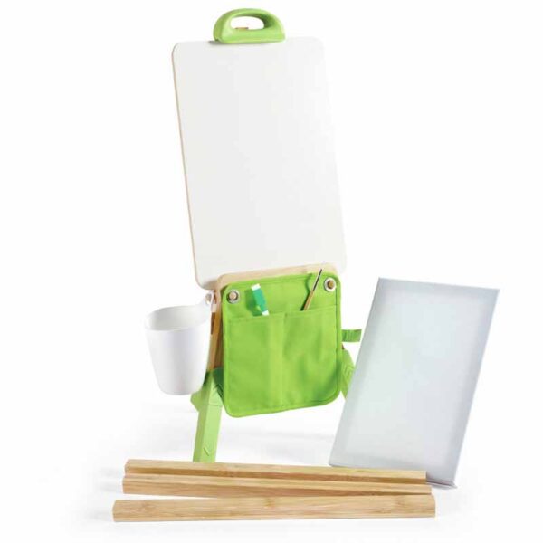 caballete de pintura de bambu