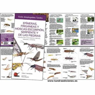 Guías desplegables Tundra nº26 – Efímeras, Frigáneas y Moscas Escorpión, Serpiente y de las piedras