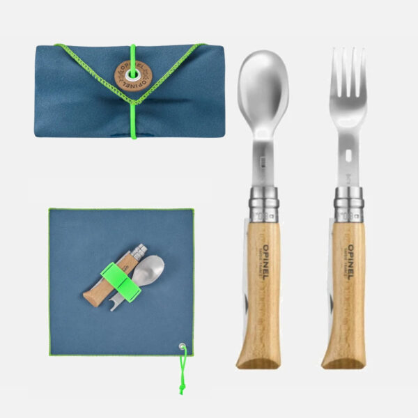 CONJUNTO DE PICNIC OPNIL: SERVILLETA, NAVAJA TENEDOR Y CUCHARA