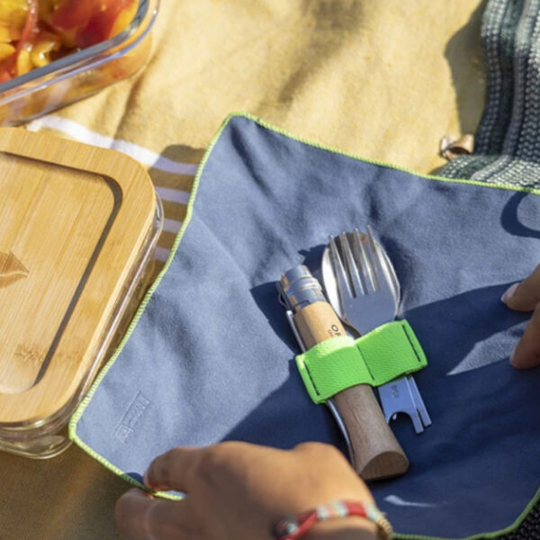 CONJUNTO DE PICNIC OPNIL: SERVILLETA, NAVAJA TENEDOR Y CUCHARA