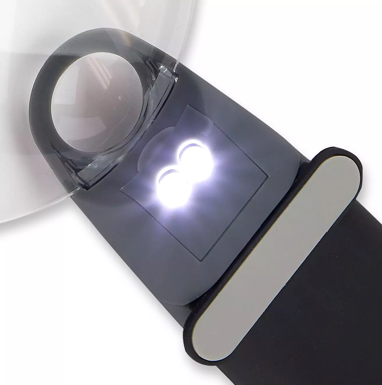 Lupa de mano y manos libres Carson FH-25 | Serie FreeHand™ 2,5x + Spot 5,5x | Lente de 89mm iluminada LED y con soporte para manos libres - Imagen 4