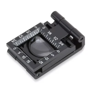 Lupa cuentahílos 6,5x Carson LinenTest LT-20 | Con lente de 20mm de diámetro y funda