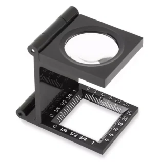 Lupa cuentahilos plegable Carson LT-30 | Serie LinenTest 5x con lente de 30 mm y diseño compacto