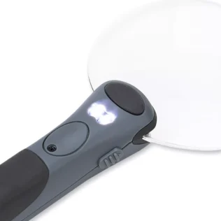 Lupa de mano 2x Carson RM-95 RimFree | Lente de 90mm, sin marco y con iluminación LED