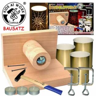 Kit para crear farolillos de lata
